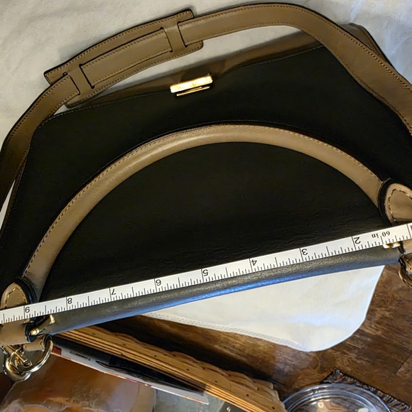 Celine Blue and Tan Women's Bag - Picture 4 of 16